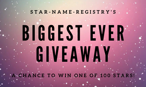 OUR BIGGEST EVER GIVEAWAY - 100 STARS!