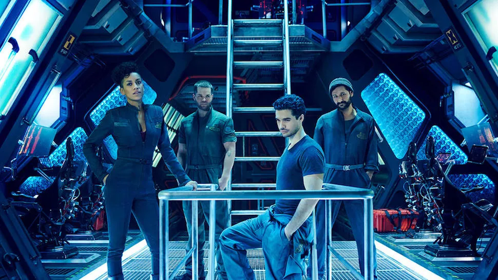 The Image shows the main cast of the Expanse