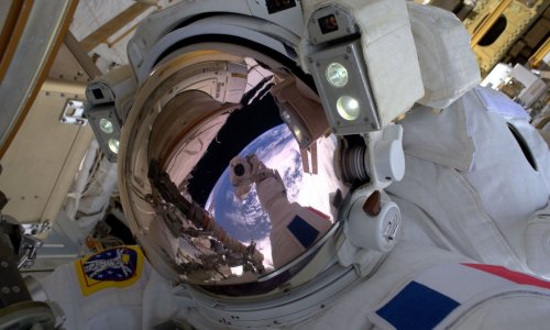 Out of this world astronaut selfies.