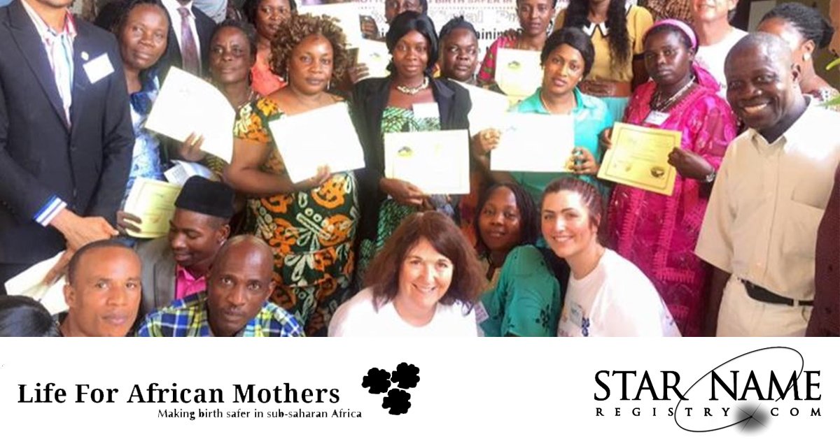 Star Name Registry supports Life for African Mothers