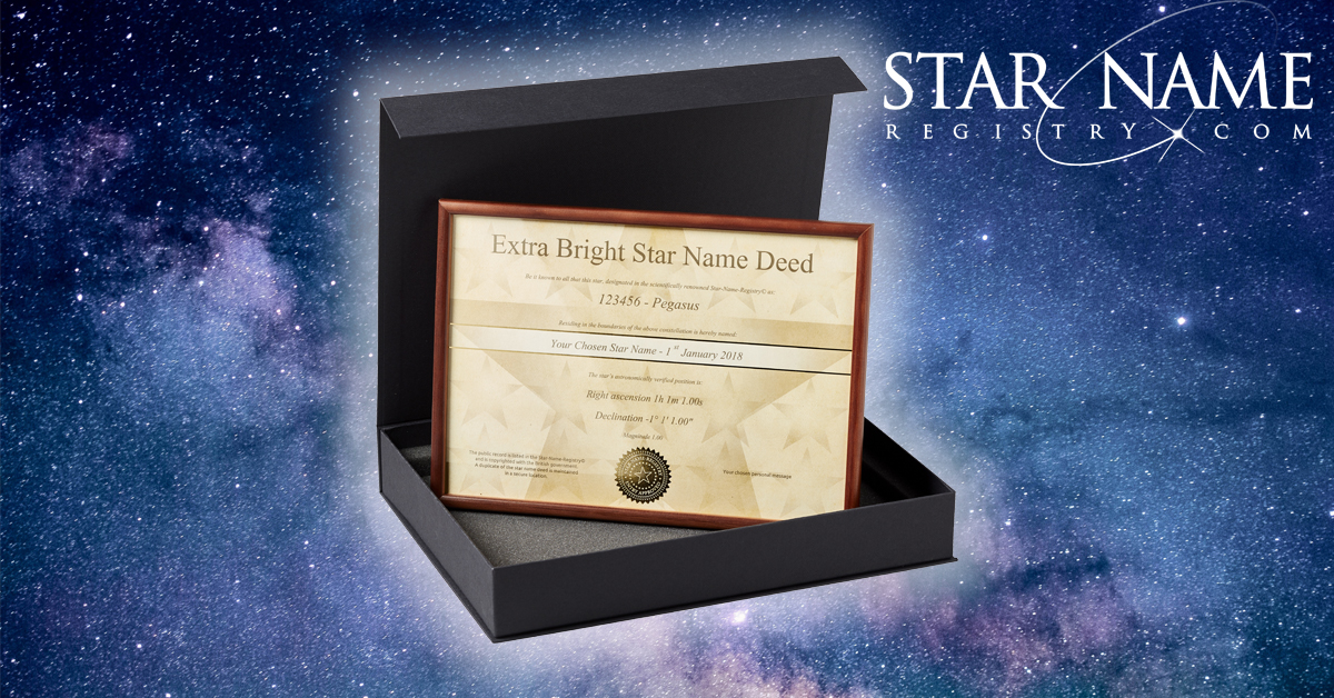Name A Star Gift - Zodiac Star Registration