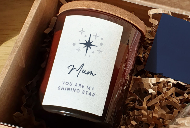 Mum personalised candle