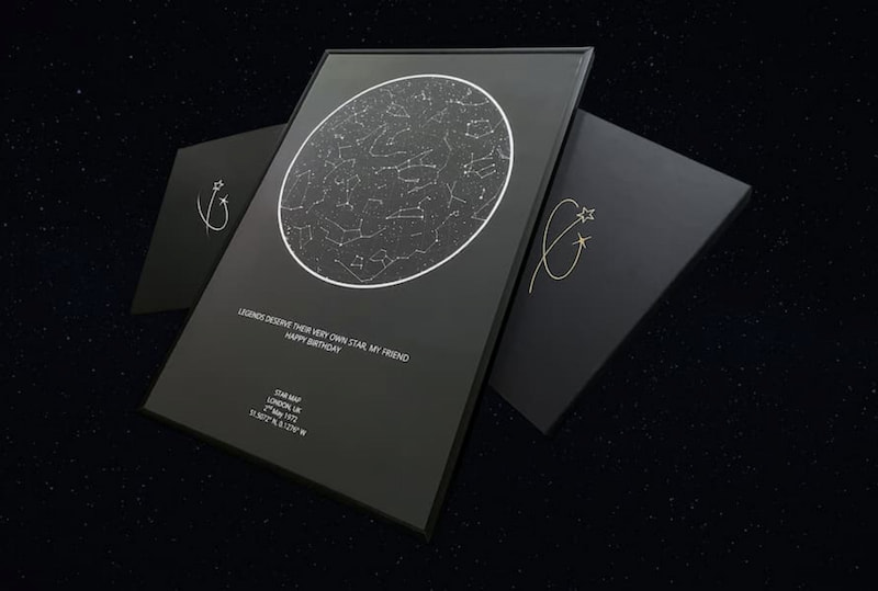 Framed A3 Image of your Star