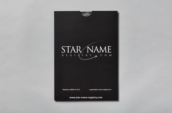 Star name registry document folder