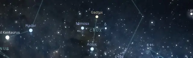Crux constellation