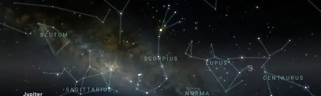 Scorpius constellation