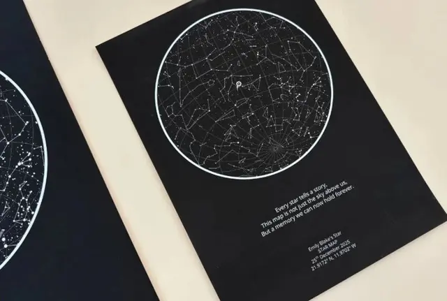 A4 Image of your Star